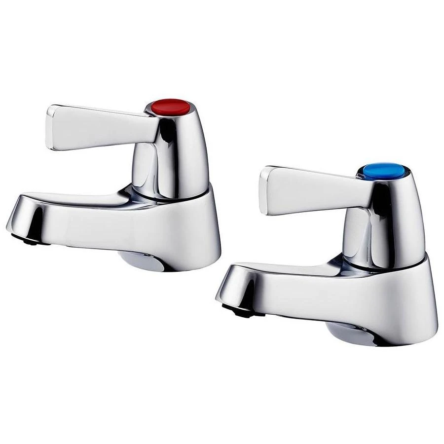 Armitage Shanks Alterna 21 Bath Pillar Taps, Lever B1680