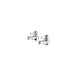 Armitage Shanks Sandringham 21 Bath Pillar Taps Lever