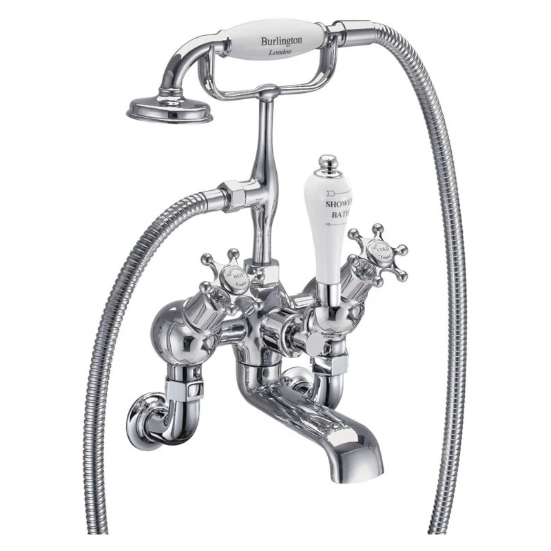 Burlington Birkenhead Angled Wall Mounted Bath Shower Mixer