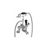 Burlington Birkenhead Angled Wall Bath Shower Mixer Chrome/Black -Burlington shop burlington bi21bla