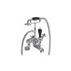 Burlington Claremont Angled Wall Bath Shower Mixer Chrome/Black -Burlington shop burlington cl21bla