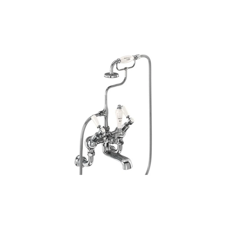 Burlington Kensington Regent Angled Wall Bath Shower Mixer Chrome/Medici Burlington Kensington Regent Angled Wall Bath Shower Mixer Chrome/Medici -Burlington shop burlington ker21qtmed