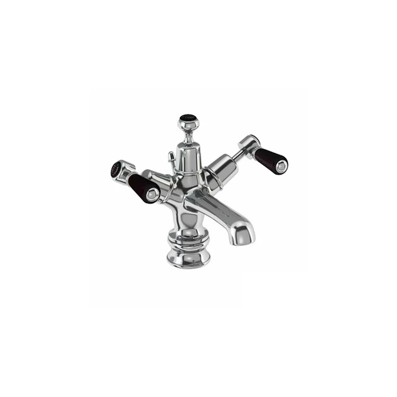Burlington Kensington Regent Basin Mixer, Pop-Up Waste, Chrome/Black Burlington Kensington Regent Basin Mixer, Pop-Up Waste, Chrome/Black -Burlington shop burlington ker4bla