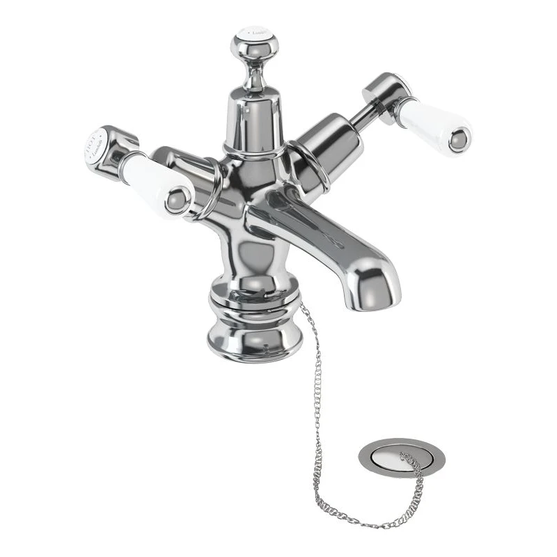 Burlington Kensington Regent Basin Mixer With Plug & Chain Waste