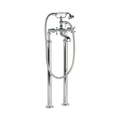 Cifial Edwardian 2 Hole Floor Standing Bath/Shower Mixer Chrome