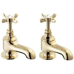Deva Coronation Bath Taps Gold