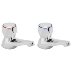 Deva Profile Bath Taps With Metal Backnuts