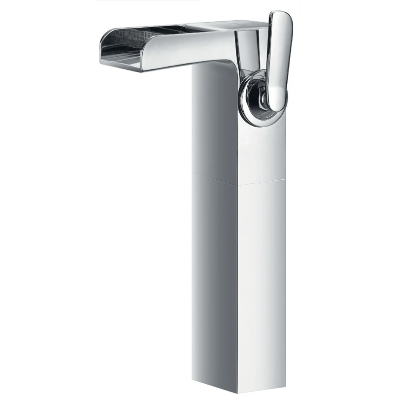 Flova Cascade Tall Single Lever Basin Mixer With Clicker Waste