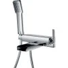 Flova Cascade Wall Bath Shower Mixer With Handset & Hose -Burlington shop flova cawmbsm