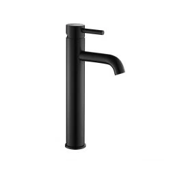 Flova Levo Tall Basin Mixer Tap Matt Black