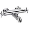 Flova XL Wall Mounted Exposed Thermostatic Bath Shower Mixer -Burlington shop flova xltbsmwm