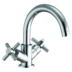 Frontline Aquaflow Fusion X Head Mono Basin Mixer With Swivel Spout