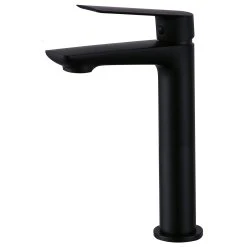 Frontline Aquaflow Sleek Tall Basin Mixer Matt Black