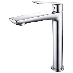 Frontline Aquaflow Sleek Tall Basin Mixer Matt Chrome