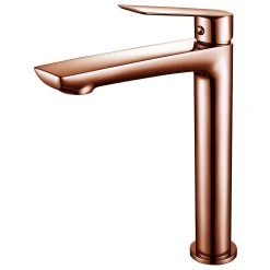 Frontline Aquaflow Sleek Tall Basin Mixer Rose Gold