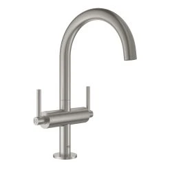 Grohe Atrio Lever Handle Basin Mixer L-Size 21022 Supersteel