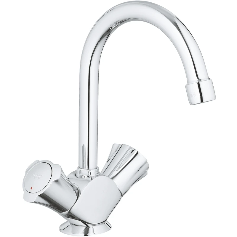 Grohe Costa L 2 Handle Basin Mixer With Pop Up Waste 21375