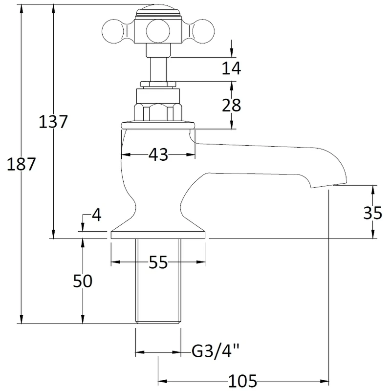 Hudson Reed White Topaz Crosshead Bath Taps Hex Hudson Reed White Topaz Crosshead Bath Taps Hex -Burlington shop hudson reed