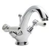 Hudson Reed White Topaz Lever Mono Basin Mixer Dome -Burlington shop hudson reed bc305dl