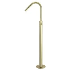Meir Round Freestanding Bath Spout & Hand Shower Tiger Bronze -Burlington shop meir mb09 bb 3