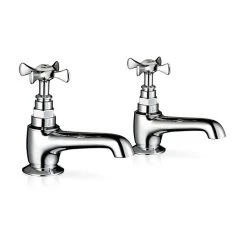 Mira Virtue Bath Pillar Taps