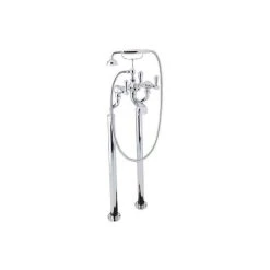 Perrin & Rowe Georgian Floor Bath Shower Mixer, Lever
