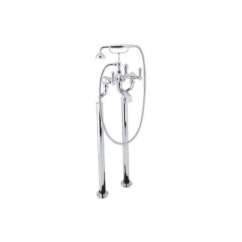 Perrin & Rowe Georgian Floor Bath Shower Mixer, Lever
