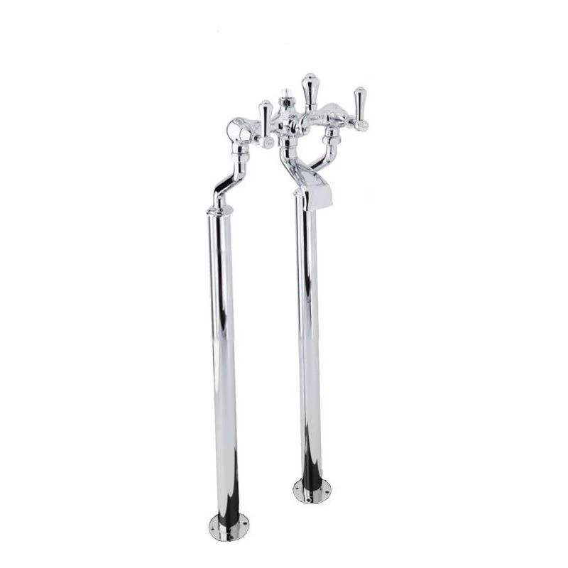 Perrin & Rowe Georgian Floor Bath Shower Mixer, Lever