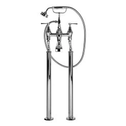 Perrin & Rowe Floor Bath Shower Mixer, Lever