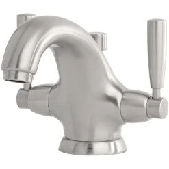 Perrin & Rowe Monobloc Basin Mixer With Lever Handles Nickel