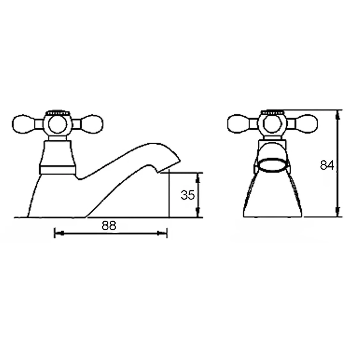 Premier® Premier Viscount Bath Taps - Image 2