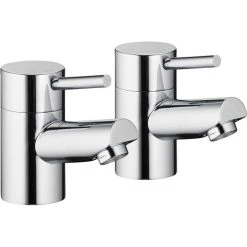 Pura Bathrooms Imex Pura Xcite Bath Pillar Taps (Pair)