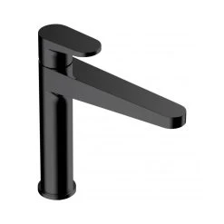 RAK CERAMICS RAK Ischia Medium Height Basin Mixer No Waste Matt Black