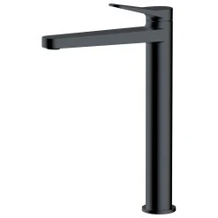 RAK CERAMICS RAK Petit Round Tall Basin Mixer Matt Black