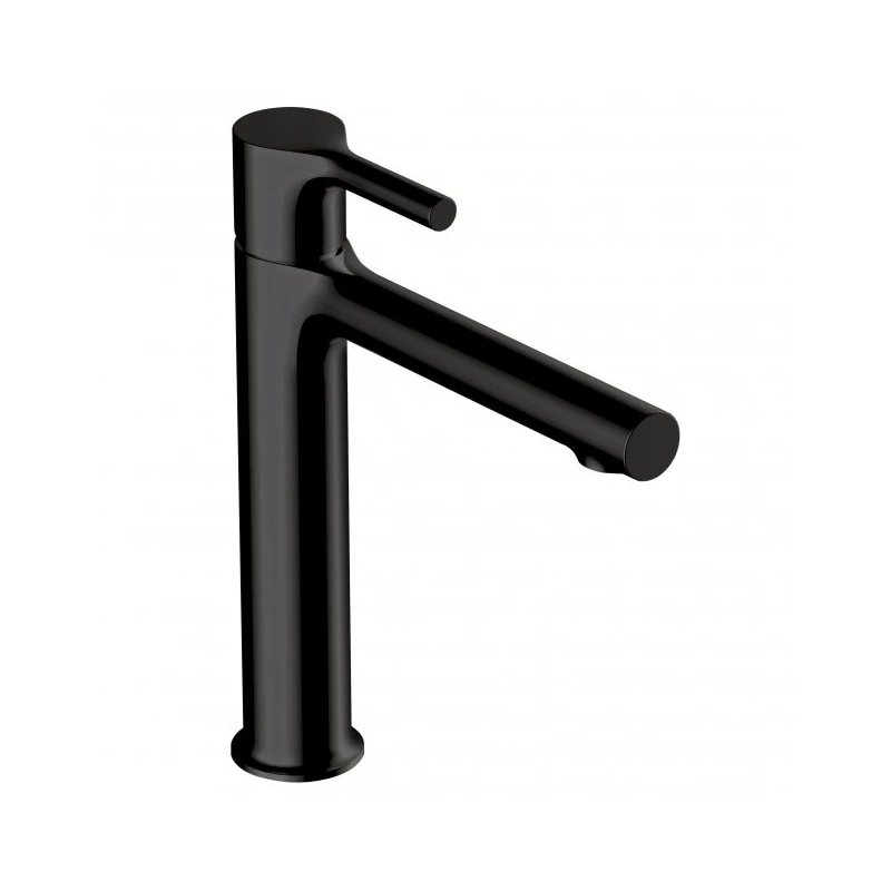 RAK CERAMICS RAK Sorrento Medium Height Basin Mixer No Waste Matt Black