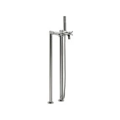 Roca Loft Floor Standing Column Bath Shower Mixer With Handset