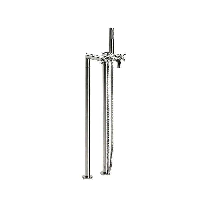 Roca Loft Floor Standing Column Bath Shower Mixer With Handset