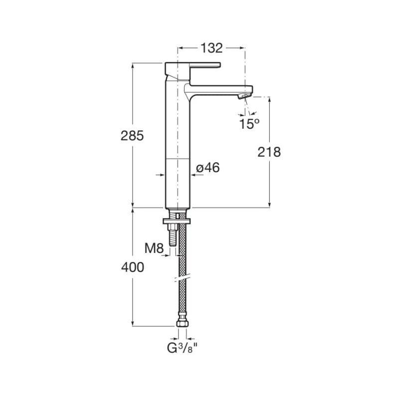 Roca Naia Extended Height Basin Mixer Titanium Black Roca Naia Extended Height Basin Mixer Titanium Black -Burlington shop roca 5a3b96cn0 2