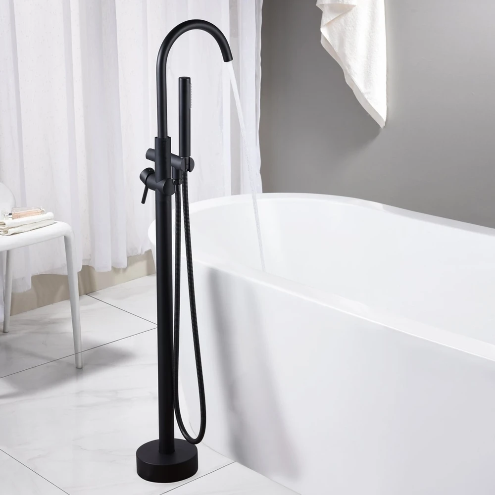 Synergy Tec Studio G Black Freestanding Bath Shower Mixer Synergy Tec Studio G Black Freestanding Bath Shower Mixer -Burlington shop synergy sy g88bp 2