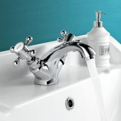 Trisen Formby Crosshead Mono Basin Mixer 4 Trisen Formby Crosshead Mono Basin Mixer -Burlington shop trisen tt102 3