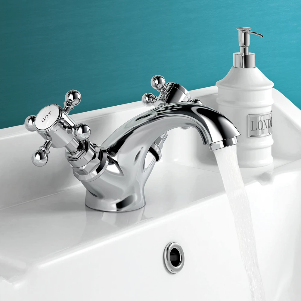 Trisen Formby Crosshead Mono Basin Mixer Trisen Formby Crosshead Mono Basin Mixer -Burlington shop trisen tt102 3