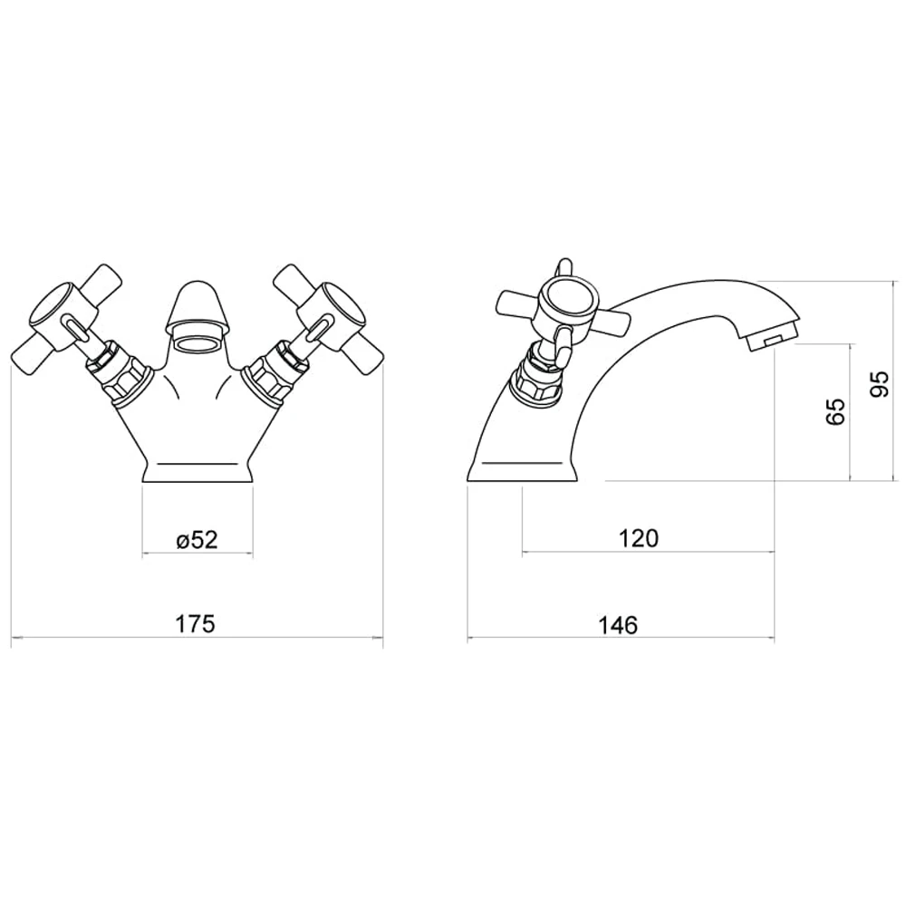Trisen Wisley Mono Basin Mixer Tap - Image 2
