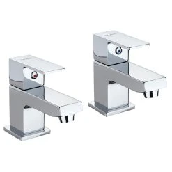 Twyford X62 3/4″ Bath Pillar Taps Pair