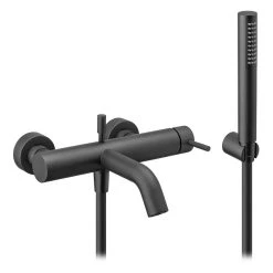 Vema Maira Wall Mounted Bath/Shower Mixer Black