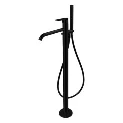 Vema Timea Floor Standing Bath/Shower Mixer Matt Black