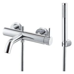 Vema Maira Wall Mounted Bath/Shower Mixer Chrome