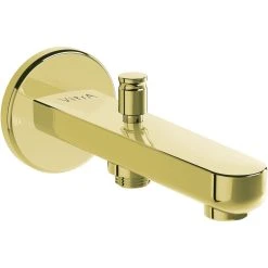 Vitra Root Round Spout With Handshower Outlet Gold